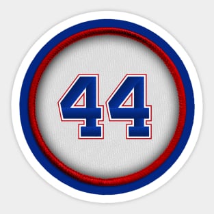 Hammerin Hank 44 (1974) Sticker